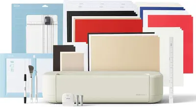 Capa Cricut Explore 5 Plotter de Recorte + Kit Essencial, 65 Projetos