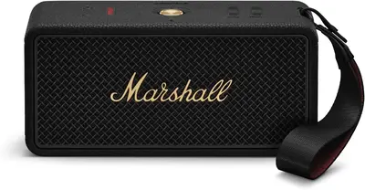 Capa Marshall Middleton II Bluetooth Speaker - Black/Brass